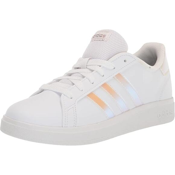NWT adidas Kids Grand Court 2.0 Tennis Shoes Unisex White Size 11 Little Kid - Picture 2 of 6